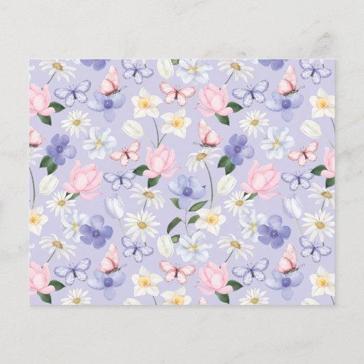 Lila Datumskarte (Rückseite)