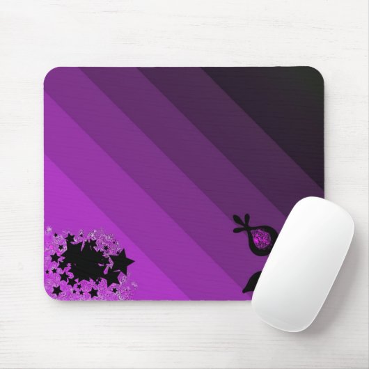 Lila Daze2 Mousepad (Mit Mouse)