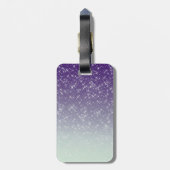 Lila Daze Gepäckanhänger (Rückseite vertikal)