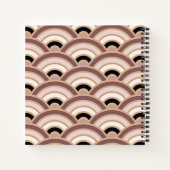 Lila Déco in Rosa und Rosa Notizblock (Rückseite)