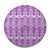 Lila Decorative Dartboard Dartscheibe (vorne)