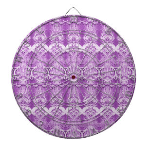 Lila Decorative Dartboard Dartscheibe