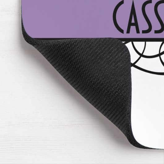 Lila Deko Blühe Mousepad (Ecke)