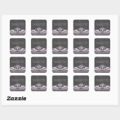 Lila Deko Chalkboard Wedding Stickers (Blatt)