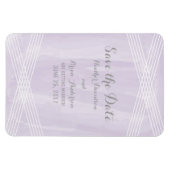 Lila Deko Save the Date Magnet (Horizontal)