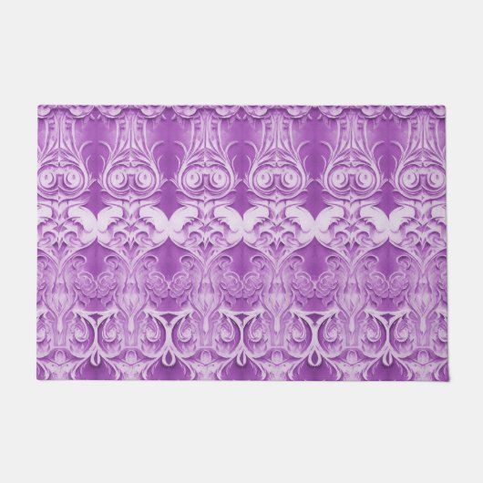 Lila Dekorationsmatte Fußmatte (Vorderseite)