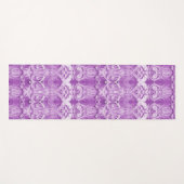 Lila Dekorationsmotiv Yogamatte (Vorderseite (Horizontal))