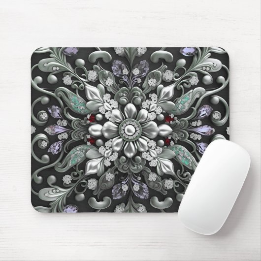 Lila Dekorationsmousepad Mousepad (Mit Mouse)