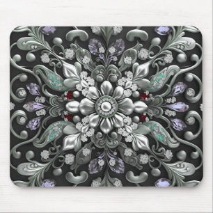 Lila Dekorationsmousepad Mousepad
