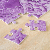 Lila Dekorationspuzzle Puzzle (Seite)