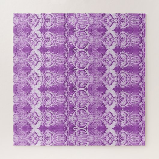 Lila Dekorationspuzzle Puzzle (Horizontal)