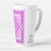 LILA DEKORATIVE ART TASSE (Rechte Ecke)