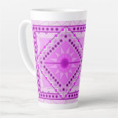 LILA DEKORATIVE ART TASSE (Linke Ecke)