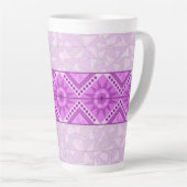LILA DEKORATIVE ART TASSE (Rechte Ecke)
