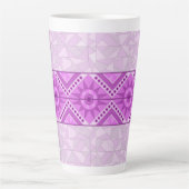 LILA DEKORATIVE ART TASSE (Vorderseite)
