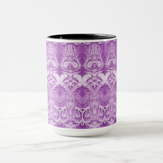 Lila dekorative Tasse (Zentrum)