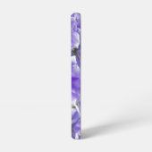 Lila Delphinium-Blume Samsung Galaxy Hülle (Linke Seite)