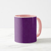 Lila Denim Texture, Tasse (VorderseiteRechts)