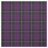 Lila/der Pflaume des schwarzen w/white Streifens Stoff (Muster)