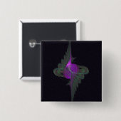 Lila Derwisch-abstrakte Kunst Button (Vorne & Hinten)