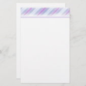 Lila Design Briefpapier (Vorne/Hinten)