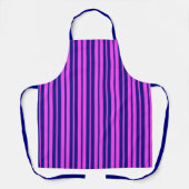 Lila Design der Streifen Schürze (Vorderseite)