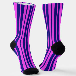 Lila Design der Streifen Socken
