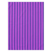 Lila Design der Streifen Tischdecke (Vorderseite)