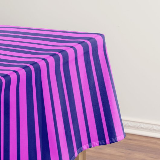 Lila Design der Streifen Tischdecke