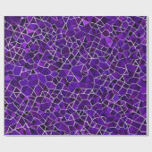 Lila Design Geschenkpapier (Flach)