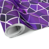Lila Design Geschenkpapier (Rolleneckpunkt)