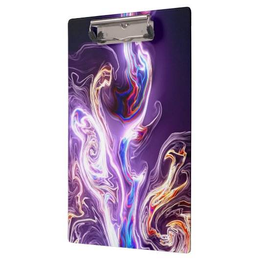 Lila Design Klemmbrett (Links)