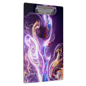 Lila Design Klemmbrett (Rechts)