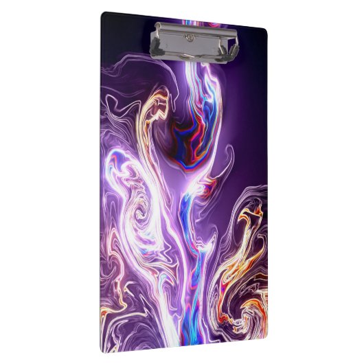 Lila Design Klemmbrett (Rechts)