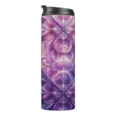 Lila Design Thermosbecher (Nach rechts gedreht)