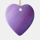 Lila Diagonaldesign Keramik Ornament (Rechts)