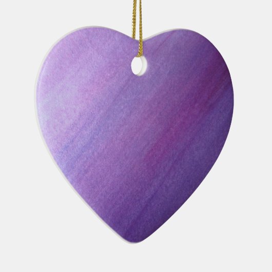 Lila Diagonaldesign Keramik Ornament (Rechts)