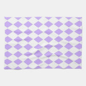 Lila Diamant Design Geschirrtuch (Horizontal)