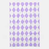 Lila Diamant Design Geschirrtuch (Vertikal)