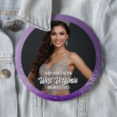 Lila Diamant Individuelle Pageant-Button-Nadel Button (Beispiel)