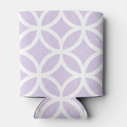 Lila Diamant-Muster Personalisiert kälter Dosenkühler (Rückseite)
