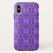 Lila Diamant-y-Abstraktes Muster Case-Mate iPhone Hülle (Rückseite)