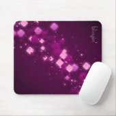 Lila Diamanten + blingin mousepad (Mit Mouse)
