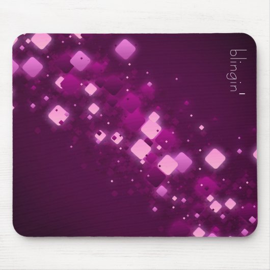 Lila Diamanten + blingin mousepad (Vorne)