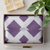 Lila Diamanten für Weißpapier Seidenpapier (Geschenk)