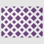 Lila Diamanten für Weißpapier Seidenpapier (Vorderseite)