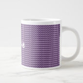 Lila Diamanten Jumbo-Tasse (Rechts)