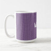 Lila Diamanten Kaffeetasse (Links)