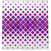 lila Diamantenduschvorhang Duschvorhang (Vorderseite)