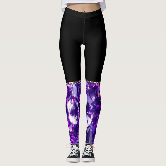 Lila DiamantLeggings Leggings (Vorderseite)